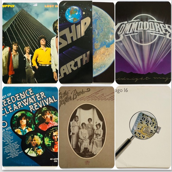 6 Vintage Vinyl Albums